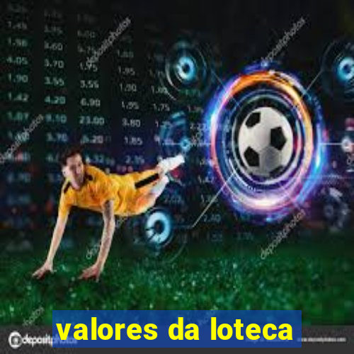 valores da loteca