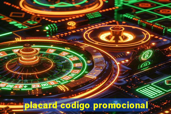 placard codigo promocional