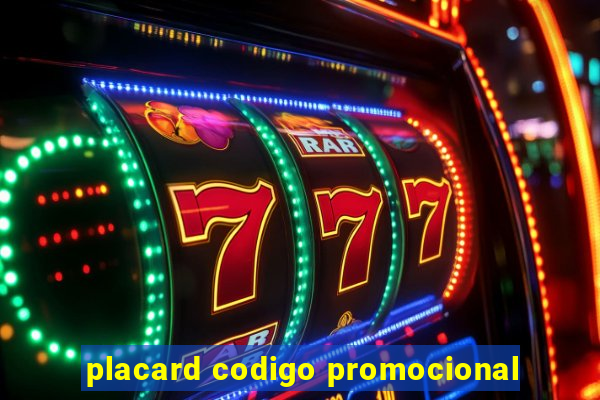 placard codigo promocional