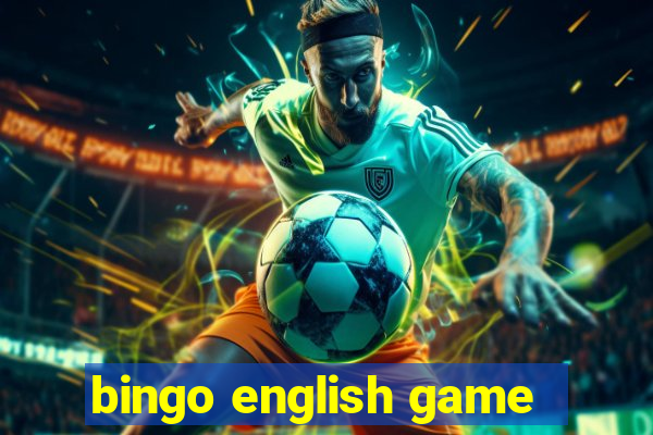 bingo english game