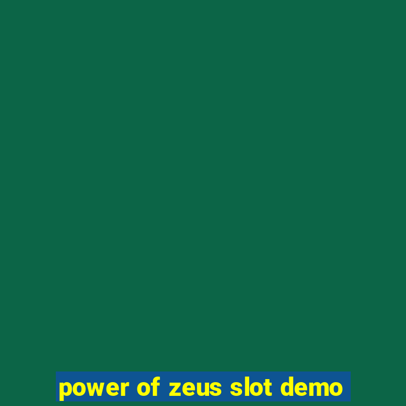 power of zeus slot demo