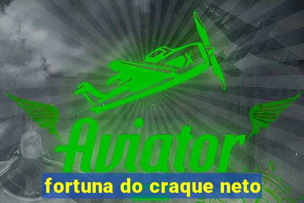 fortuna do craque neto