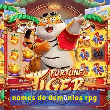 nomes de demônios rpg