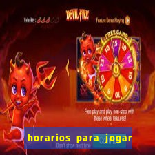 horarios para jogar no fortune rabbit