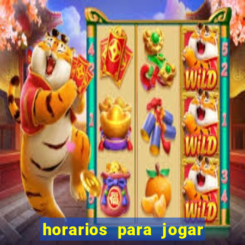 horarios para jogar no fortune rabbit