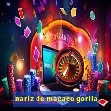 nariz de macaco gorila