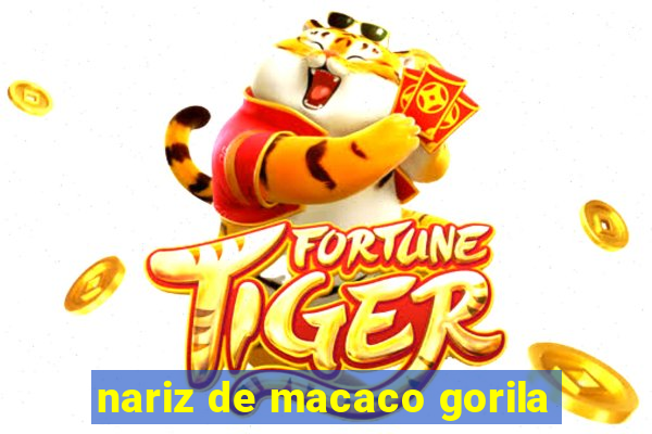 nariz de macaco gorila