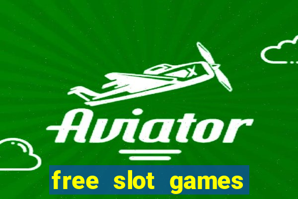 free slot games real money