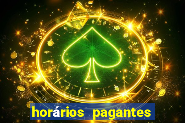 horários pagantes pg soft