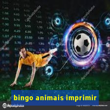 bingo animais imprimir