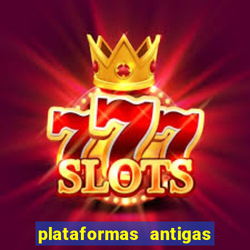 plataformas antigas de jogos