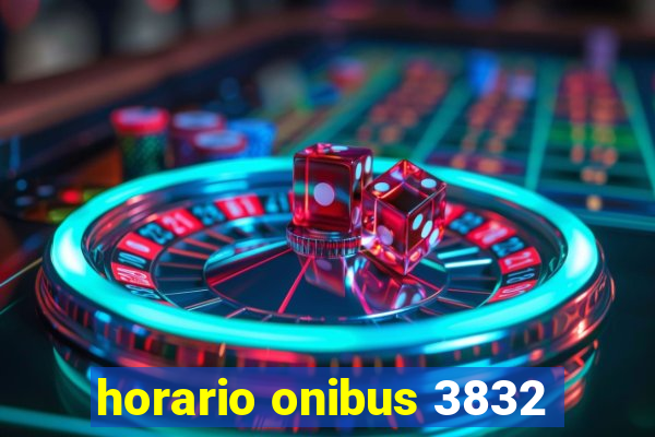 horario onibus 3832