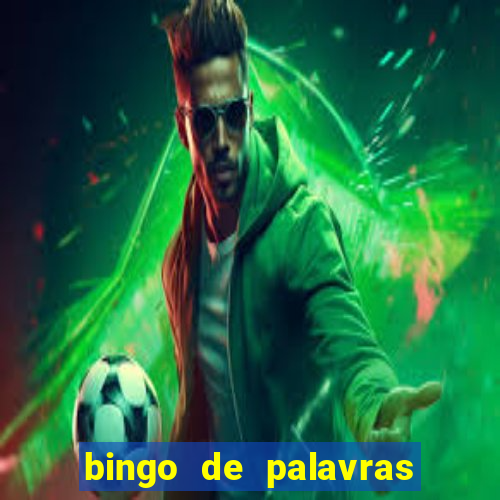 bingo de palavras para 3 ano