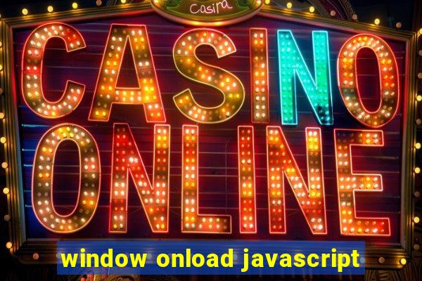 window onload javascript