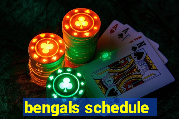 bengals schedule