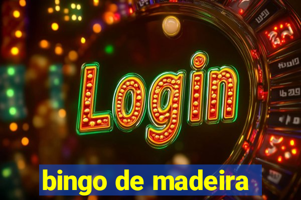 bingo de madeira