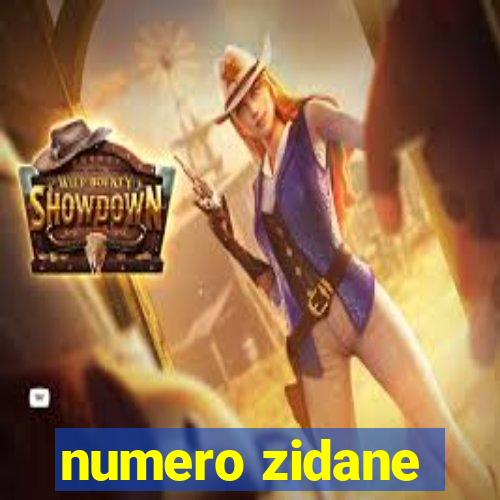 numero zidane