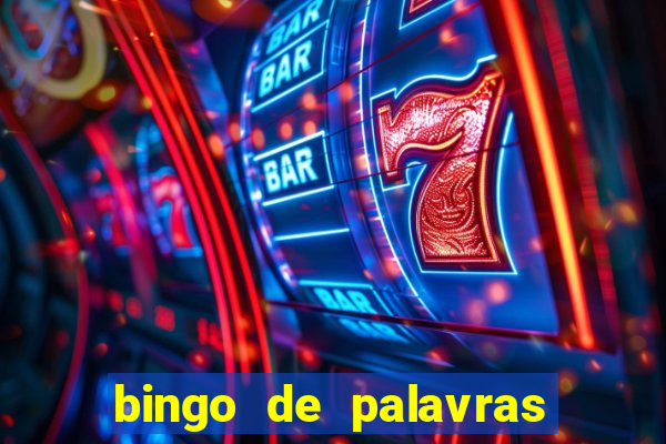 bingo de palavras cha de bebe