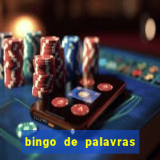 bingo de palavras cha de bebe