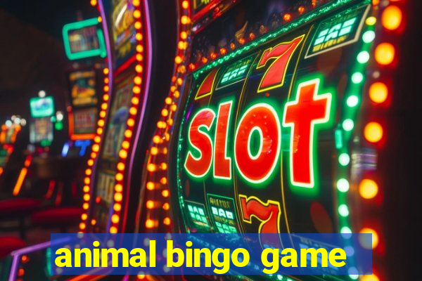 animal bingo game