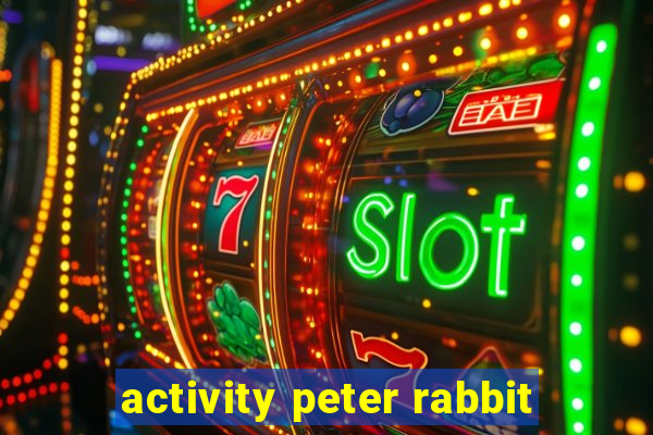 activity peter rabbit