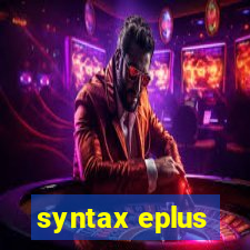 syntax eplus