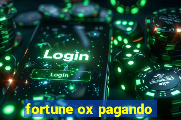 fortune ox pagando