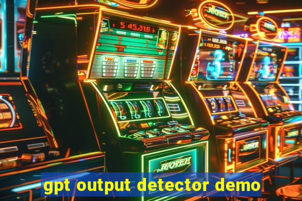 gpt output detector demo