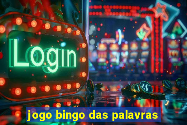 jogo bingo das palavras