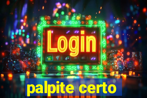 palpite certo