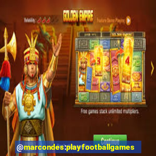 @marcondes:playfootballgames bingo football