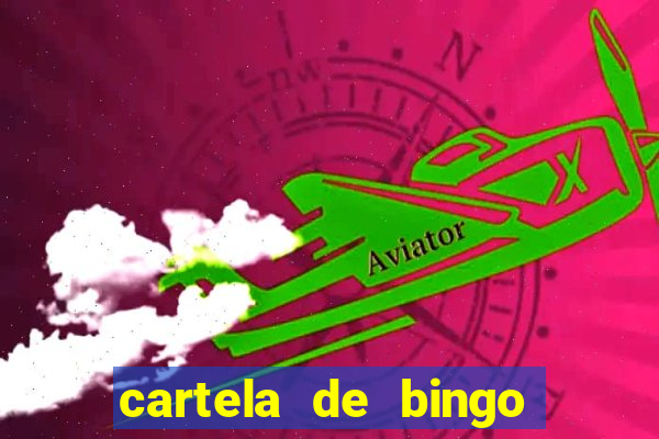 cartela de bingo para chá de bebê