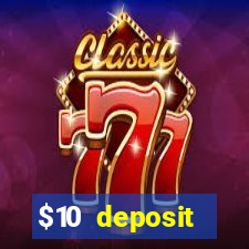 $10 deposit australian casino