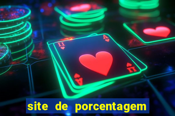 site de porcentagem de jogos slots