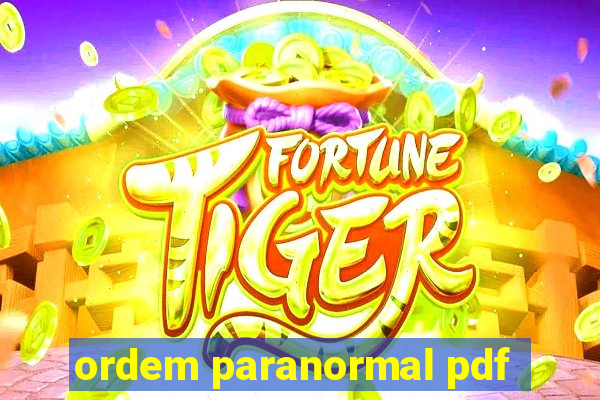 ordem paranormal pdf