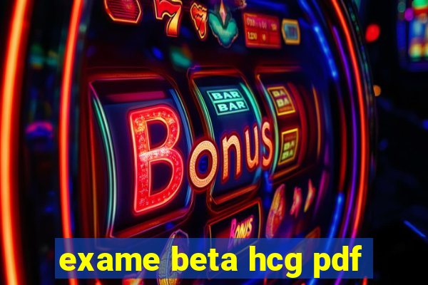 exame beta hcg pdf