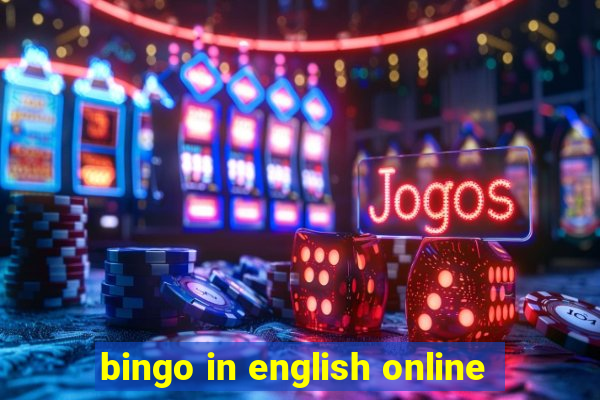 bingo in english online