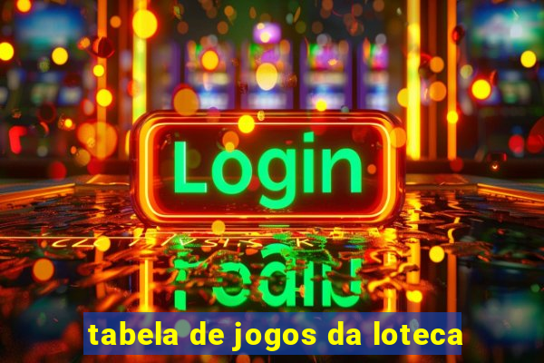 tabela de jogos da loteca