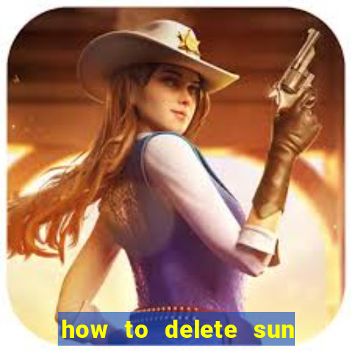 how to delete sun bingo account