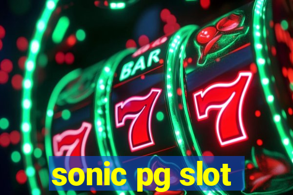 sonic pg slot