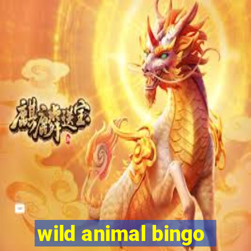 wild animal bingo