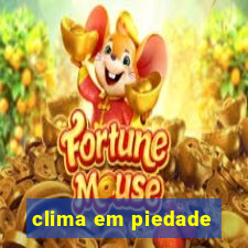 clima em piedade