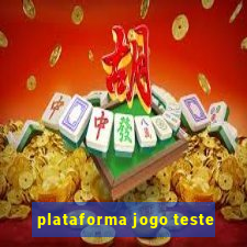 plataforma jogo teste