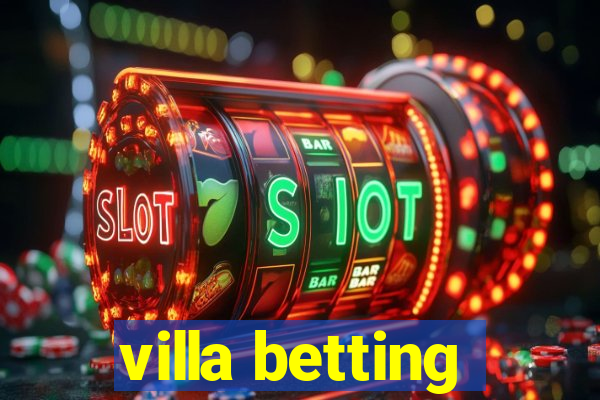 villa betting