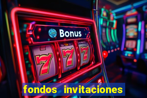 fondos invitaciones de bingo para editar