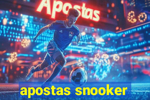 apostas snooker