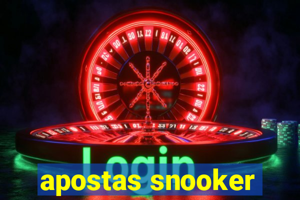 apostas snooker