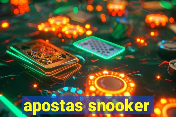 apostas snooker