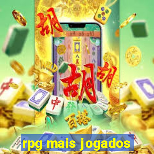 rpg mais jogados