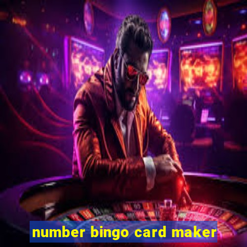 number bingo card maker